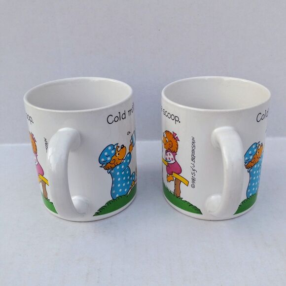Vintage Princess House The Berenstain Bears Coffee Mug-Lot of 2-1987-Ceramic - Picture 5 of 11